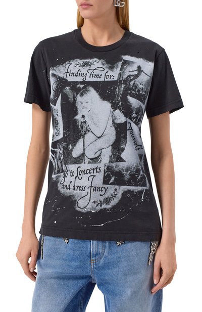 Хлопковая футболка DOLCE & GABBANA, арт. F8V90T/GDDH4, фото 3