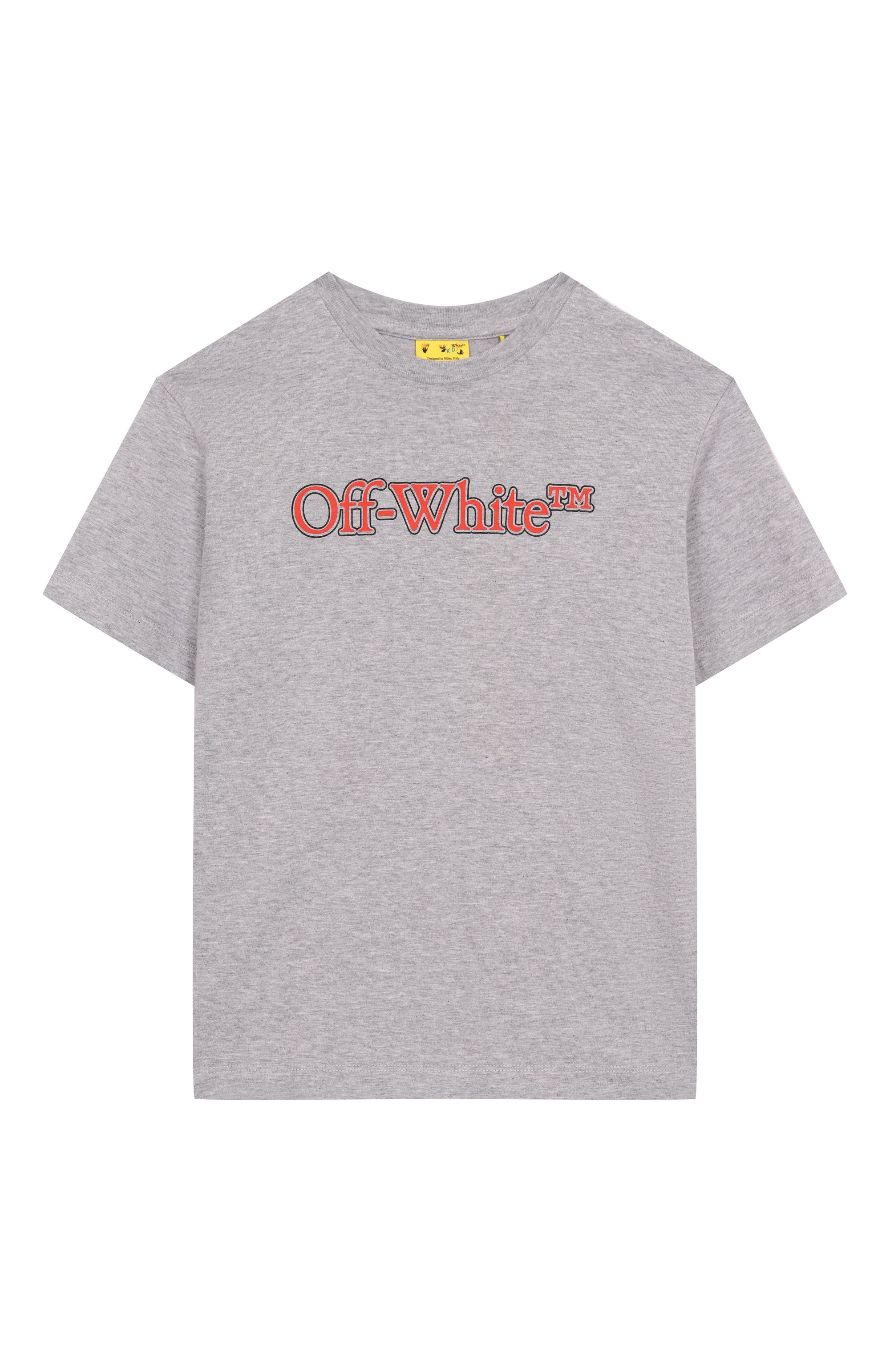 Хлопковая футболка OFF-WHITE, арт. 0BAA002S25JER001/4-12, фото 1