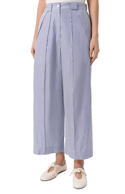 Хлопковые брюки Freeage WS26.PT190S.1010.1049 Голубой  WS26.PT190S.1010.1049 Фото 3