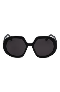 Женские солнцезащитные очки DIOR EYEWEAR черного цвета, арт. DI0RB0BBY R1U 10A0 | Фото 3 (Тип очков: С/з; Нос: Не проставлено; Региональные ограничения белый список (Axapta Mercury): Не проставлено; Материал: Металл; Очки форма: Круглые; Оптика Гендер: оптика-женское)