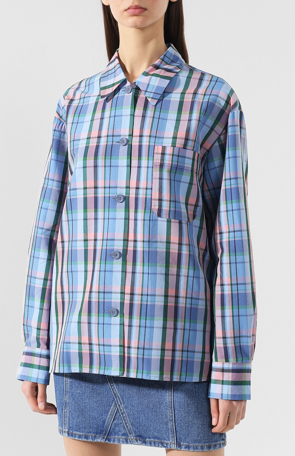 Рубашка в клетку ISABEL MARANT, арт. CH0268-19P023I/VENICE, фото 3