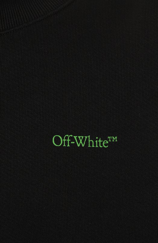 фото Хлопковый свитшот off-white