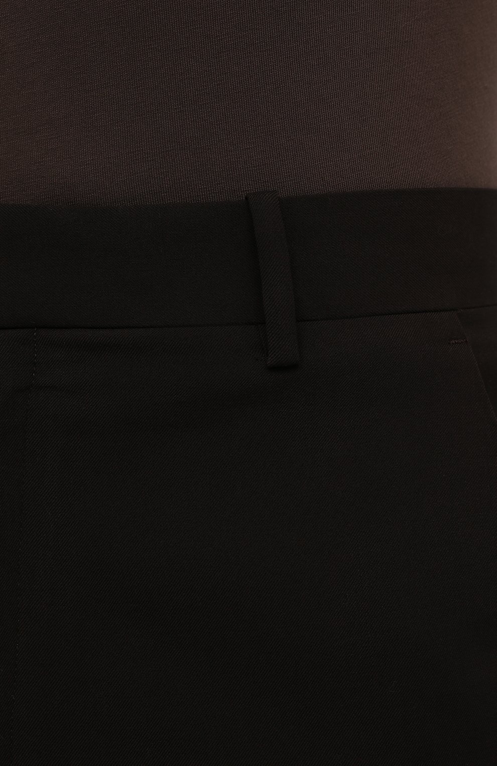 Шерстяные брюки THE ROW темно-коричневого цвета по цене 186000 руб., арт. 279W1842, фото 5 Шерстяные брюки THE ROW, арт. 279W1842, фото 5