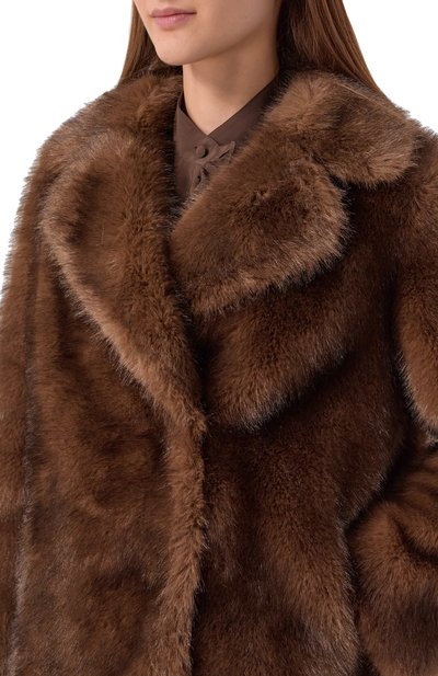 Шуба из экомеха DIEGO M, арт. 25IM-B250/25IT-248, фото 5