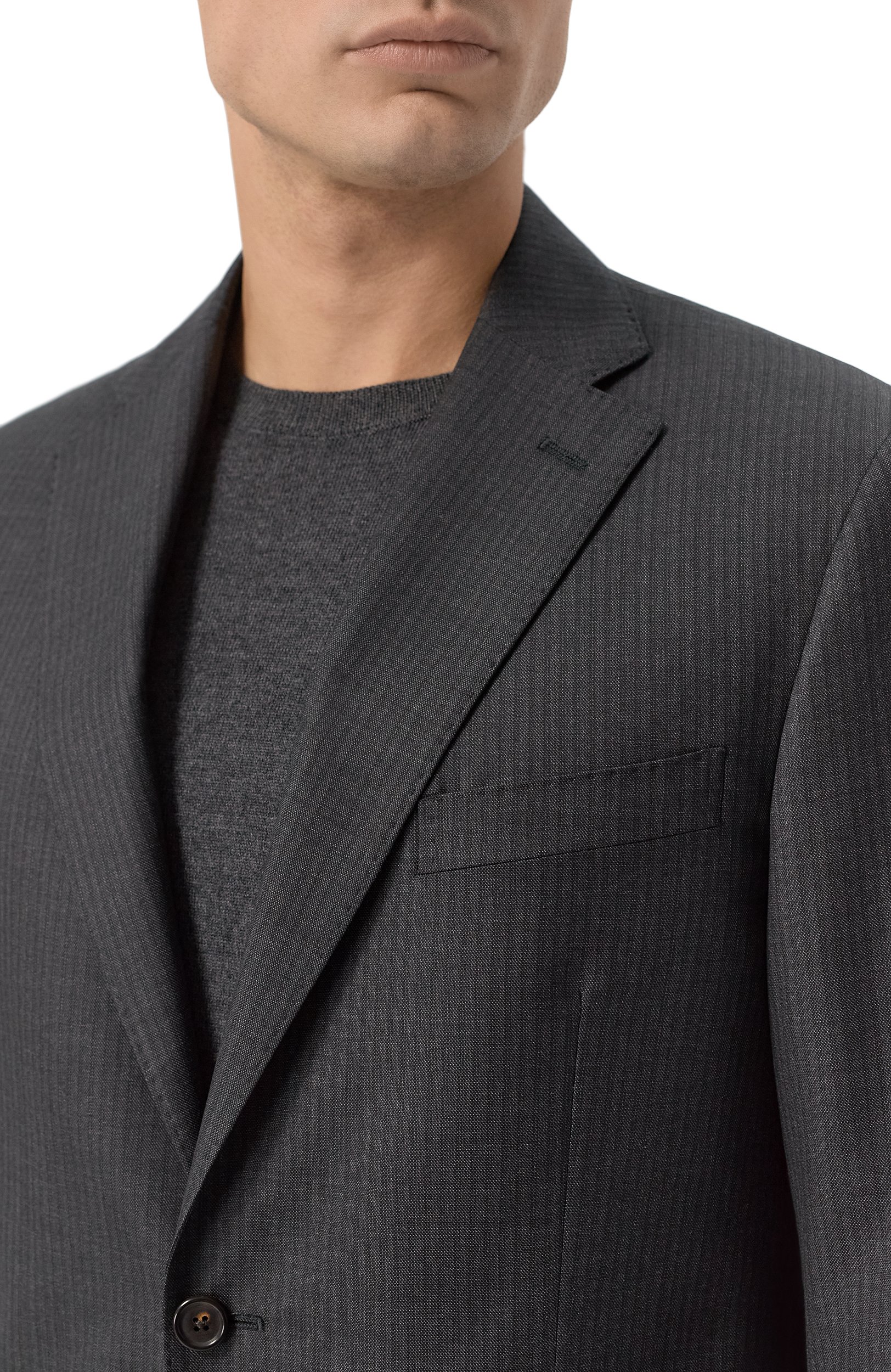 Шерстяной костюм CORNELIANI темно-серого цвета по цене 206500 руб., арт. 286008/2A17232_SET, фото 6 Шерстяной костюм CORNELIANI, арт. 286008/2A17232_SET, фото 6