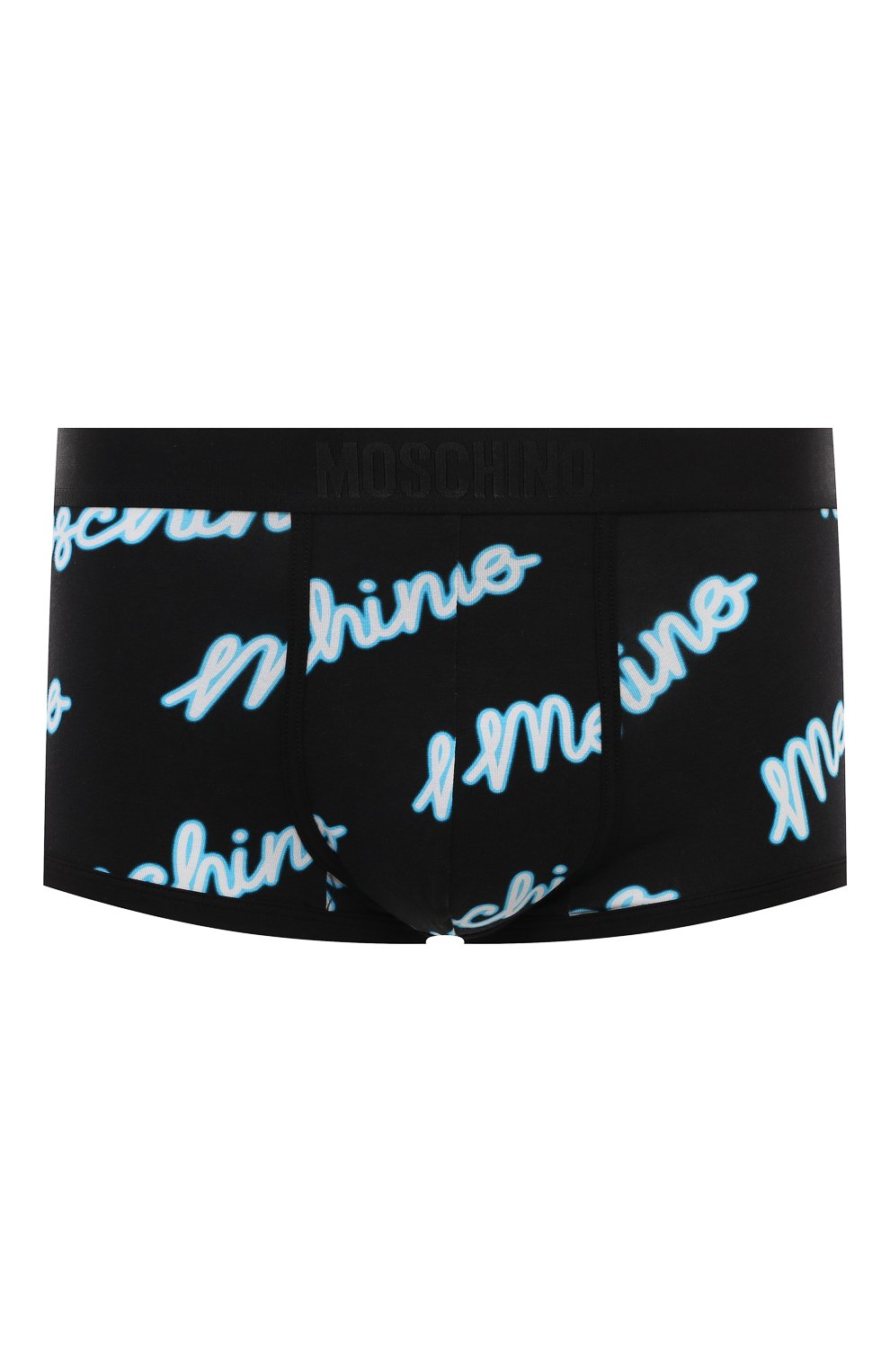 Хлопковые боксеры MOSCHINO черного цвета по цене 4565 руб., арт. A1309/4417, фото 1 Хлопковые боксеры MOSCHINO, арт. A1309/4417, фото 1
