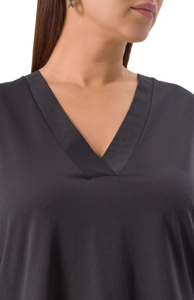 Хлопковая футболка MARINA SPORT черного цвета по цене 14500 руб., арт. SESAM0, фото 5 Хлопковая футболка MARINA SPORT, арт. SESAM0, фото 5