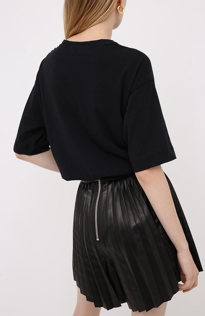 Футболка из хлопка и льна MOUSSY черного цвета по цене 9895 руб., арт. 025DS380-0390, фото 4 Футболка из хлопка и льна MOUSSY, арт. 025DS380-0390, фото 4