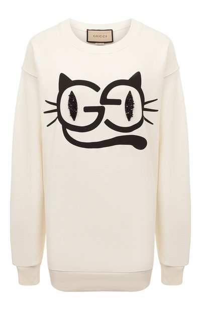 Женский хлопковый свитшот GUCCI, арт. 617964 XJDL7