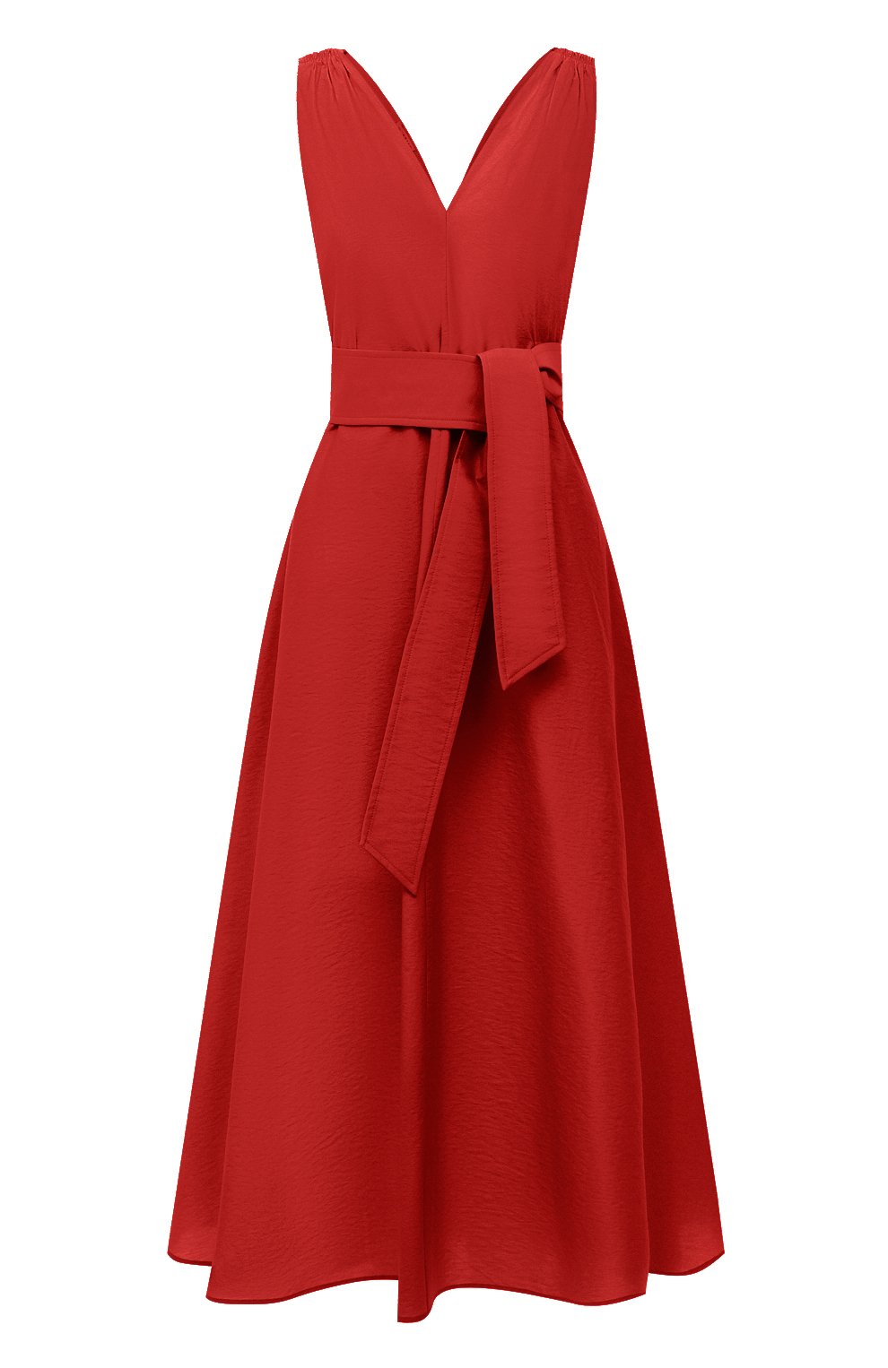 Хлопковое платье BRUNELLO CUCINELLI красного цвета по цене 252000 руб., арт. M0F79A4538, фото 1 Хлопковое платье BRUNELLO CUCINELLI, арт. M0F79A4538, фото 1