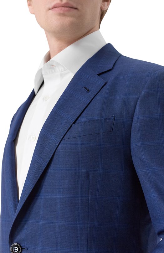 Костюм из шерсти и шелка Giorgio Armani GM000344/TE20049 Синий  GM000344/TE20049 Фото 6
