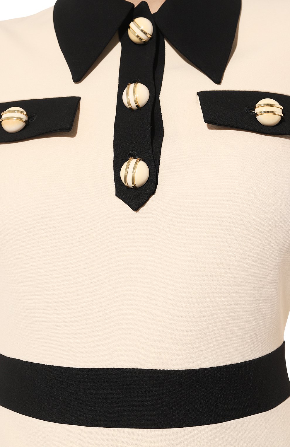 Платье из шерсти и шелка GUCCI, арт. 595257 ZHM88, фото 5