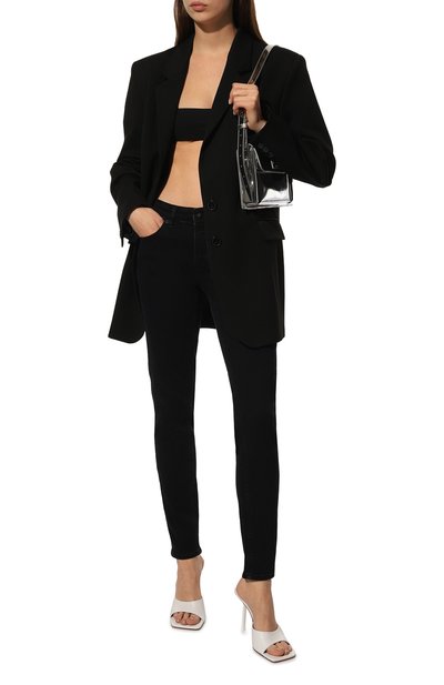 Джинсы VERSACE JEANS COUTURE черного цвета по цене 26500 руб., арт. 73HAB5K3-73DP500 C SKINNY CRYSTAL RIC VJC C D/CDW0, фото 2 Джинсы VERSACE JEANS COUTURE, арт. 73HAB5K3-73DP500 C SKINNY CRYSTAL RIC VJC C D/CDW0, фото 2