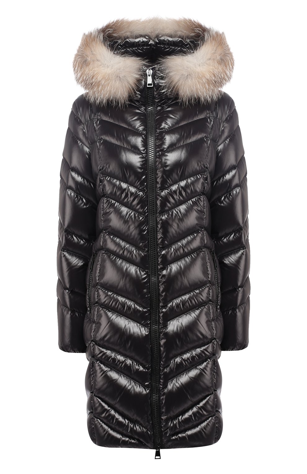 Пуховик с меховой отделкой капюшона MONCLER, арт. D2-093-49344-25-68950, фото 1