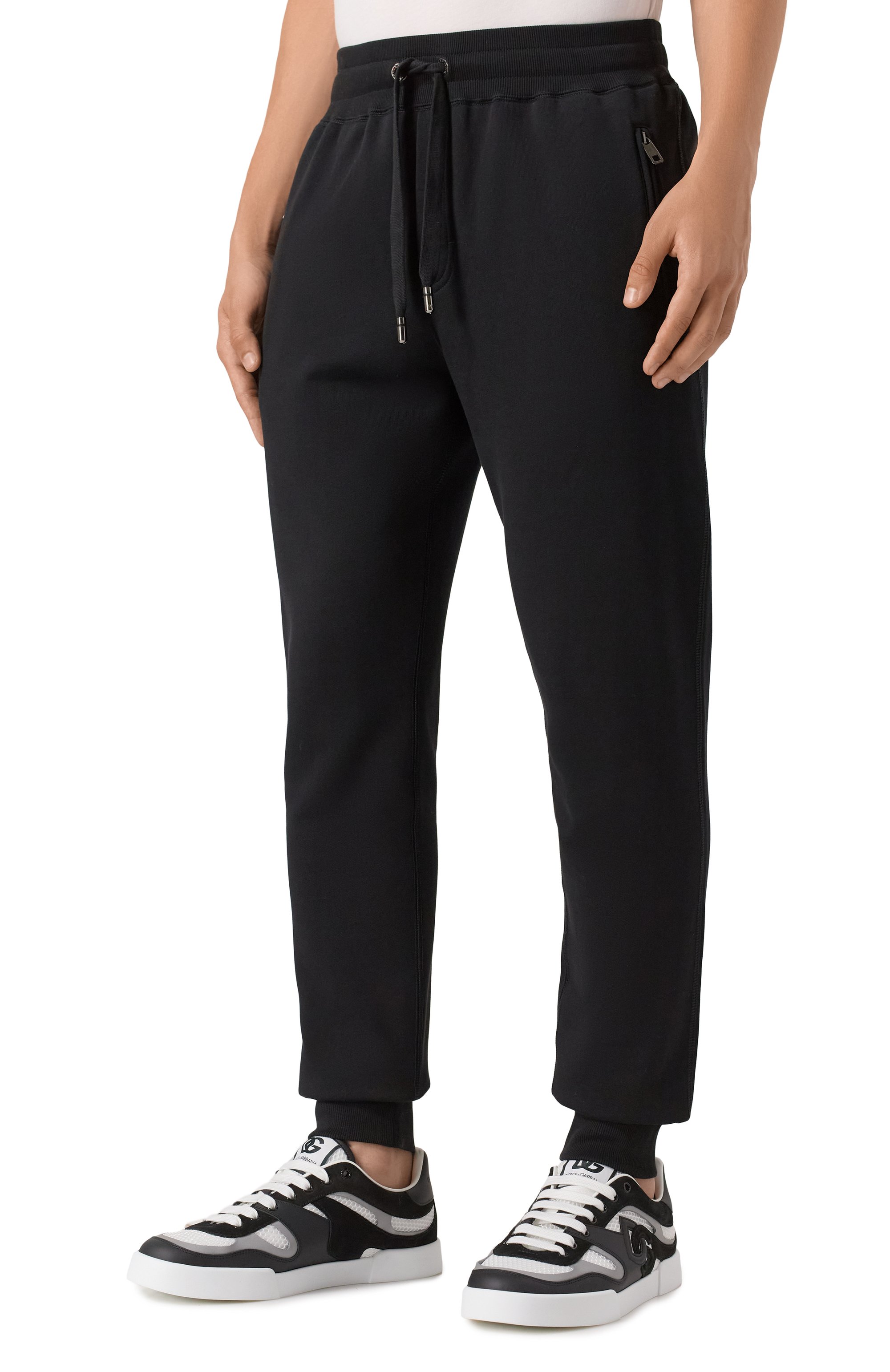 Хлопковые джоггеры DOLCE & GABBANA, арт. GVXQHT/G7F2G, фото 3