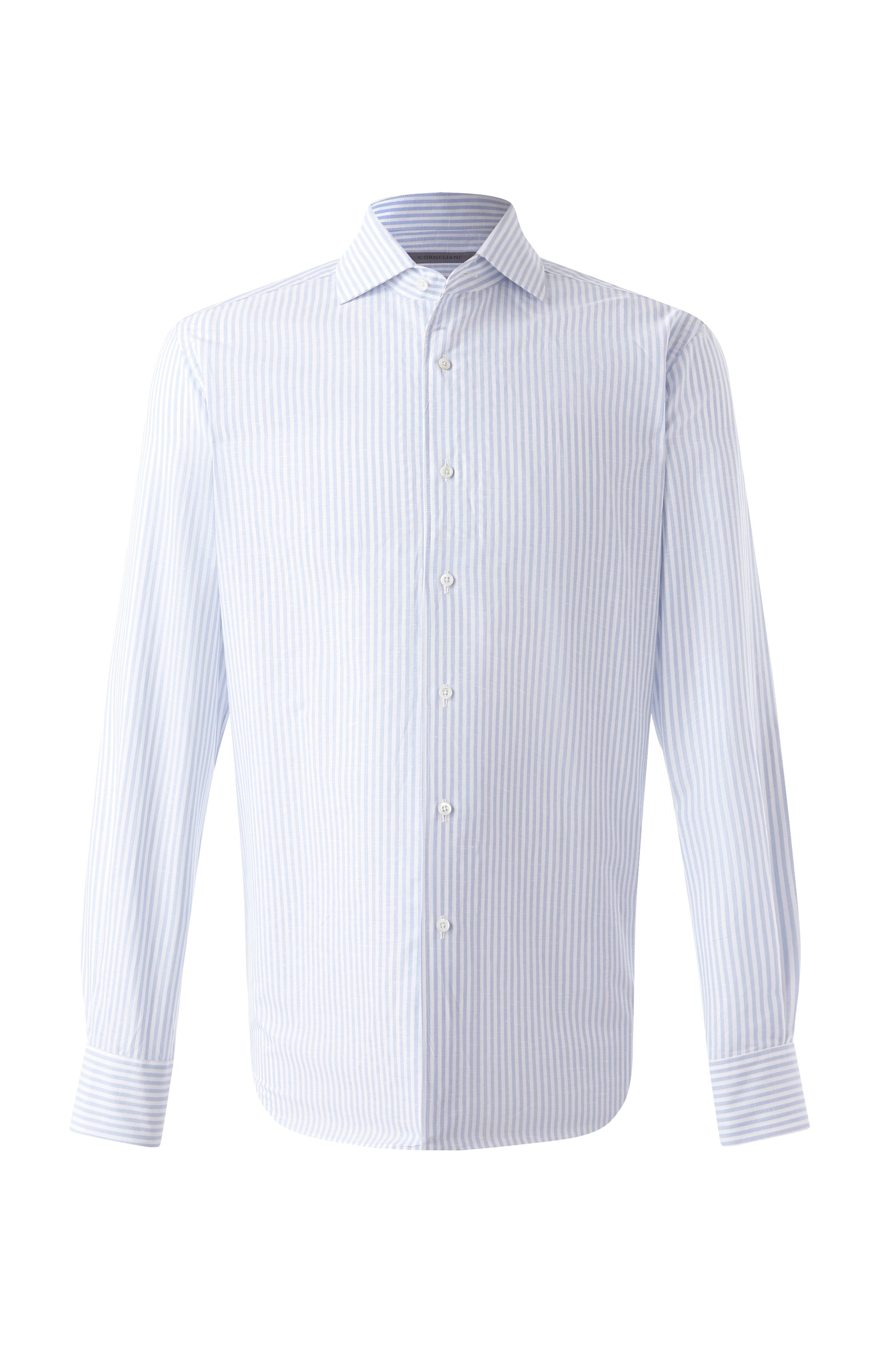 Сорочка из хлопка и льна CORNELIANI, арт. 25P156-2511174, фото 1
