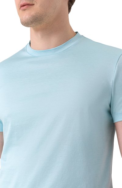 Футболка из шелка и хлопка GIORGIO ARMANI, арт. 3KSM77/SJZHZ, фото 5