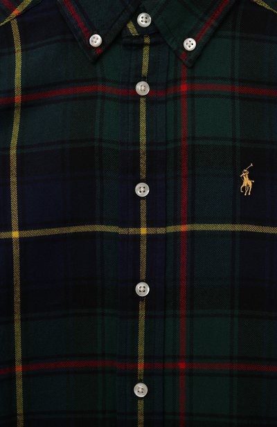 Хлопковая рубашка RALPH LAUREN разноцветного цвета по цене 9470 руб., арт. 321853502, фото 3 Хлопковая рубашка RALPH LAUREN, арт. 321853502, фото 3