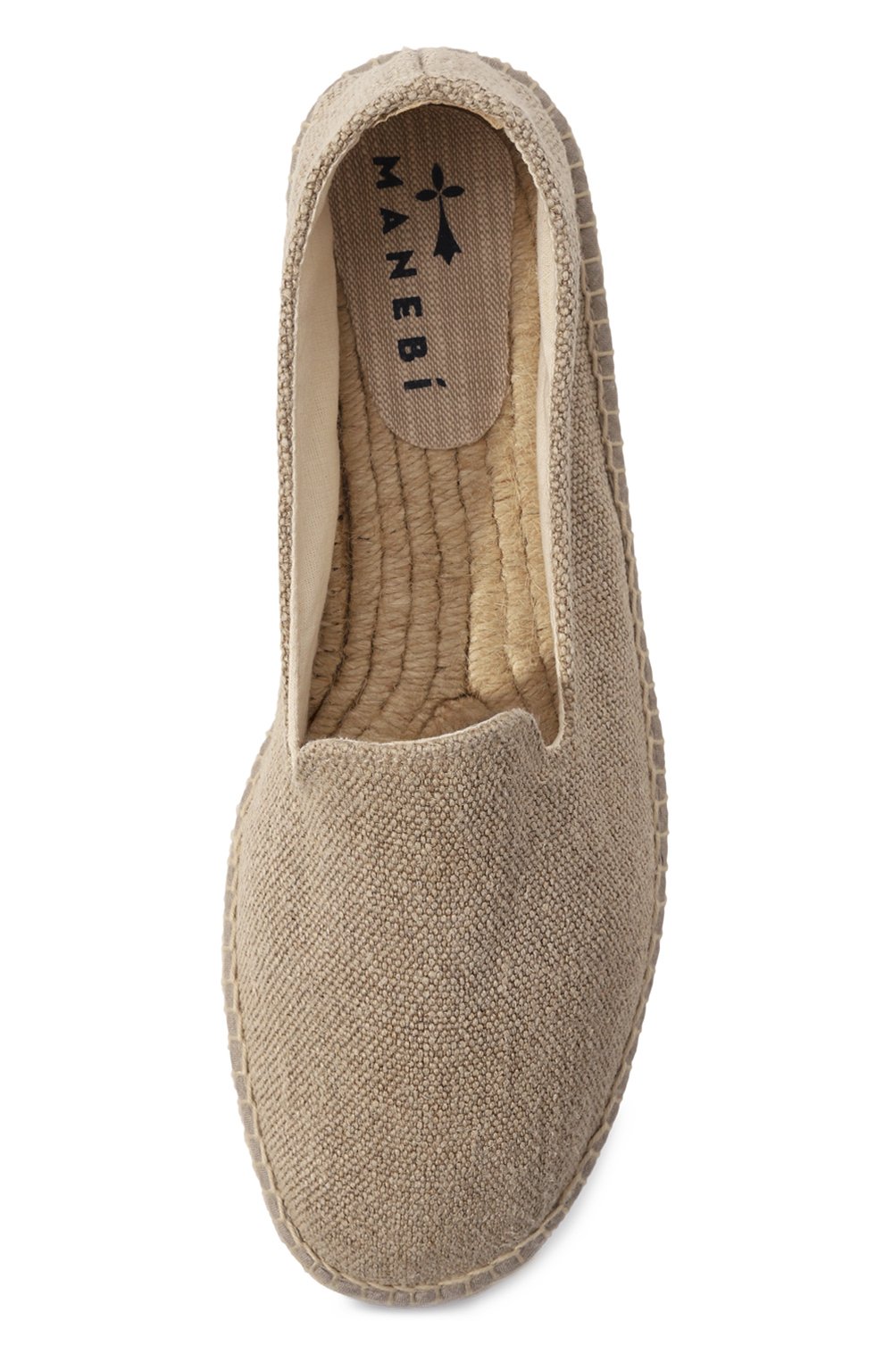Текстильные эспадрильи MANEBI бежевого цвета по цене 17150 руб., арт. 0 7.1 C0, фото 6 Текстильные эспадрильи MANEBI, арт. 0 7.1 C0, фото 6