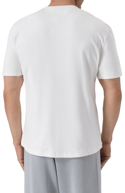 Футболка из вискозы и хлопка BRUNELLO CUCINELLI, арт. MR8061336, фото 4