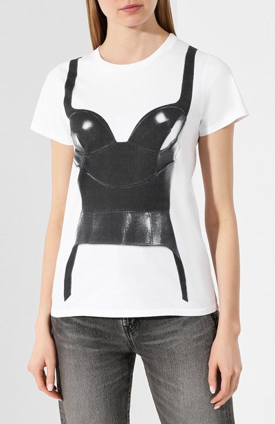 Хлопковая футболка ALEXANDER MCQUEEN, арт. 620612/QZABE, фото 3