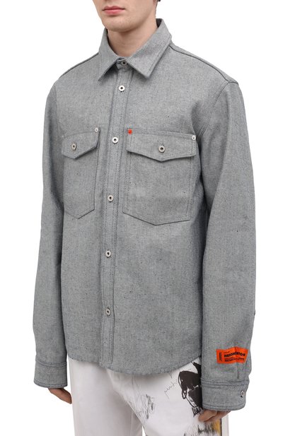 Джинсовая рубашка HERON PRESTON, арт. HMYD007S21DEN0024700, фото 3