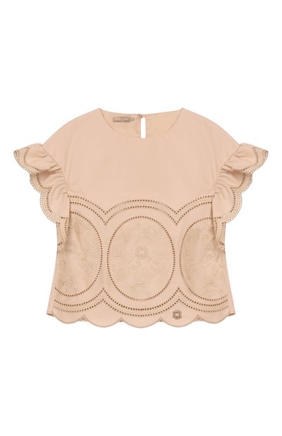 Хлопковый топ ELIE SAAB JUNIOR, арт. EFTP028 V1/TS0724 RIC05_001