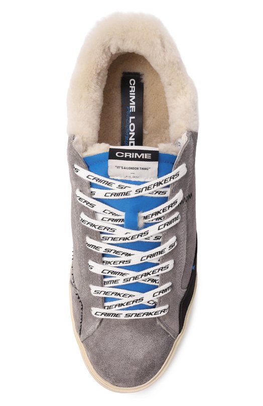 Комбинированные кеды Distressed Crime London 11034AA8 Серый  11034AA8 Фото 6