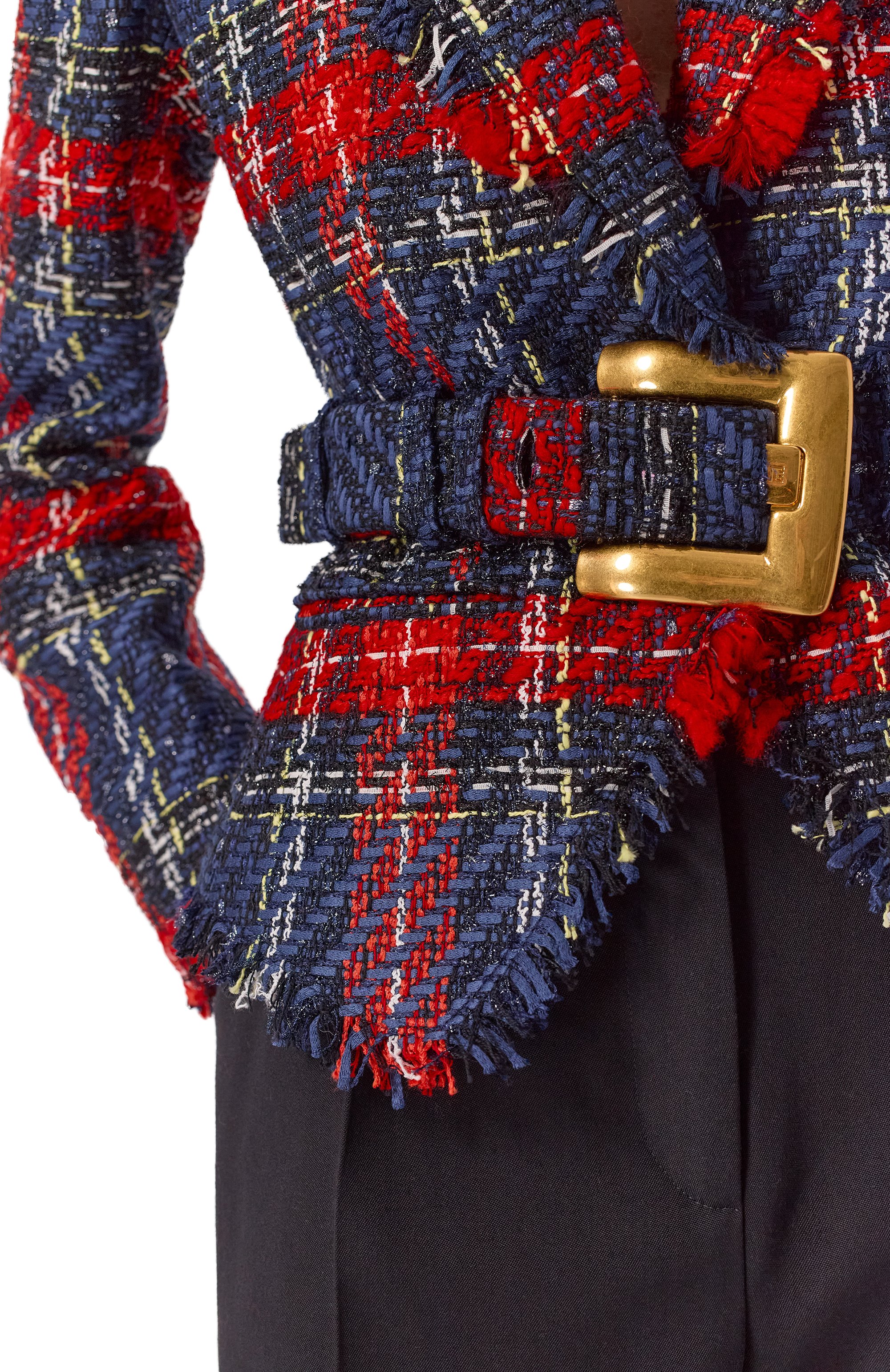 Твидовый жакет BALMAIN разноцветного цвета по цене 368000 руб., арт. GF1SI634/XL68, фото 5 Твидовый жакет BALMAIN, арт. GF1SI634/XL68, фото 5