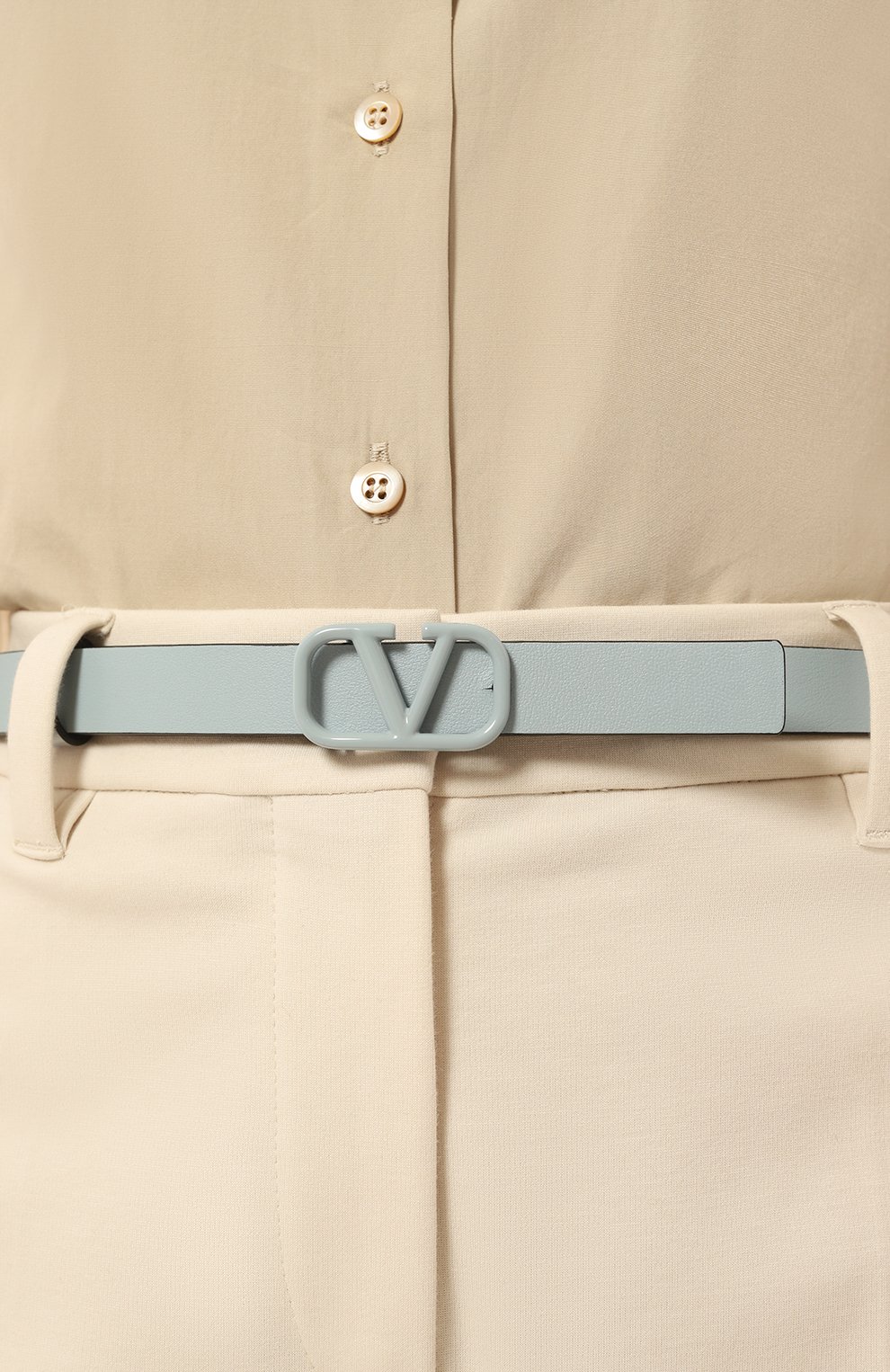 Кожаный ремень vlogo signature VALENTINO, арт. 5W2T0X47/TJE, фото 2