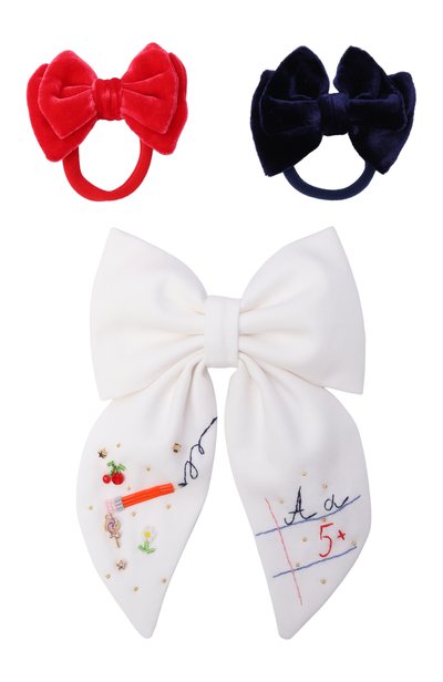 Комплект из трех бантов school PINK.OLIVKA, арт. PO-70566