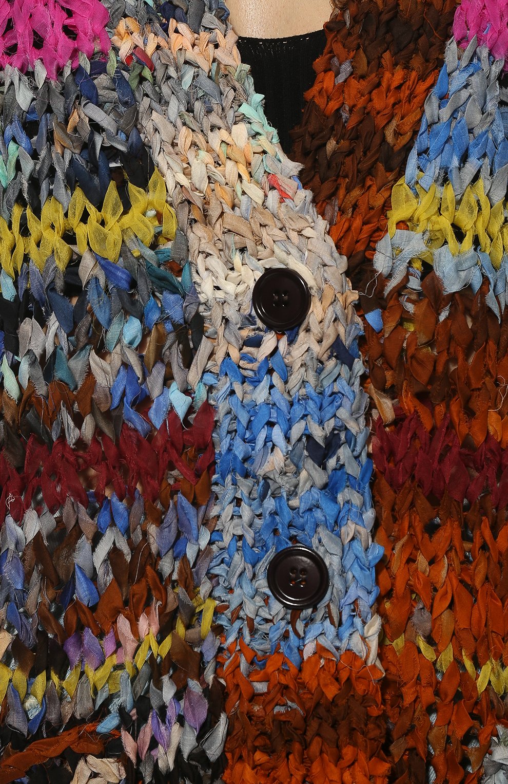 Кардиган из хлопка и шелка DRIES VAN NOTEN, арт. 221-011298-4711, фото 5