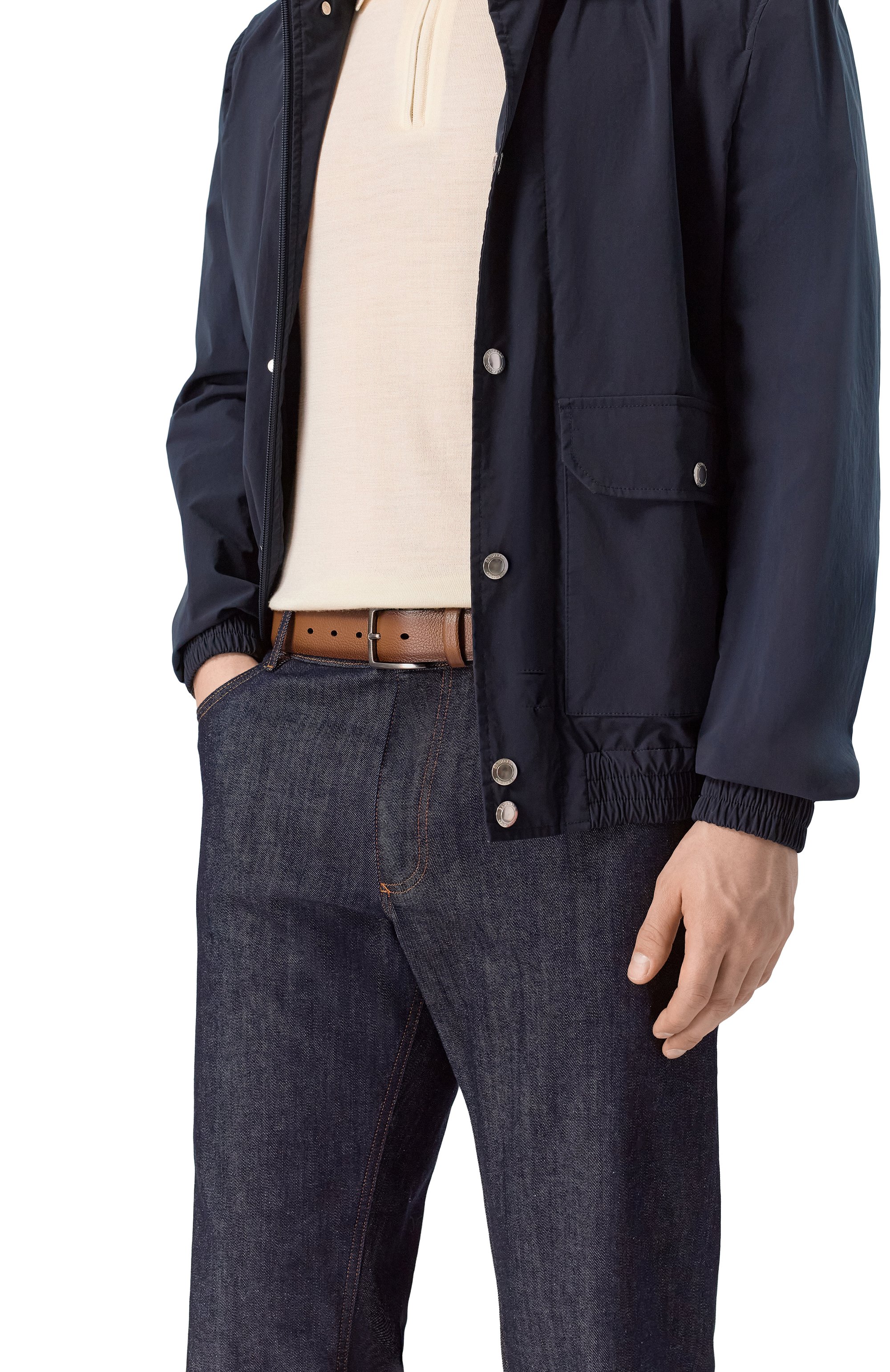 Кожаный ремень PAUL&SHARK, арт. 26416030, фото 2