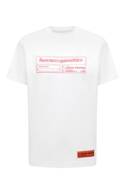 Женская хлопковая футболка HERON PRESTON, арт. HWAA025R21JER0010130