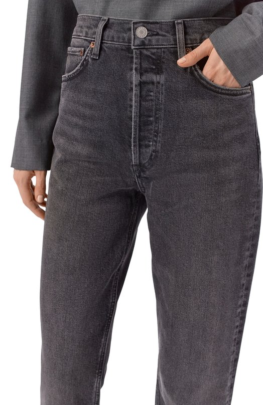 Джинсы 90’s Pinch Waist Long Agolde A2661825 Чёрный  A2661825 Фото 5