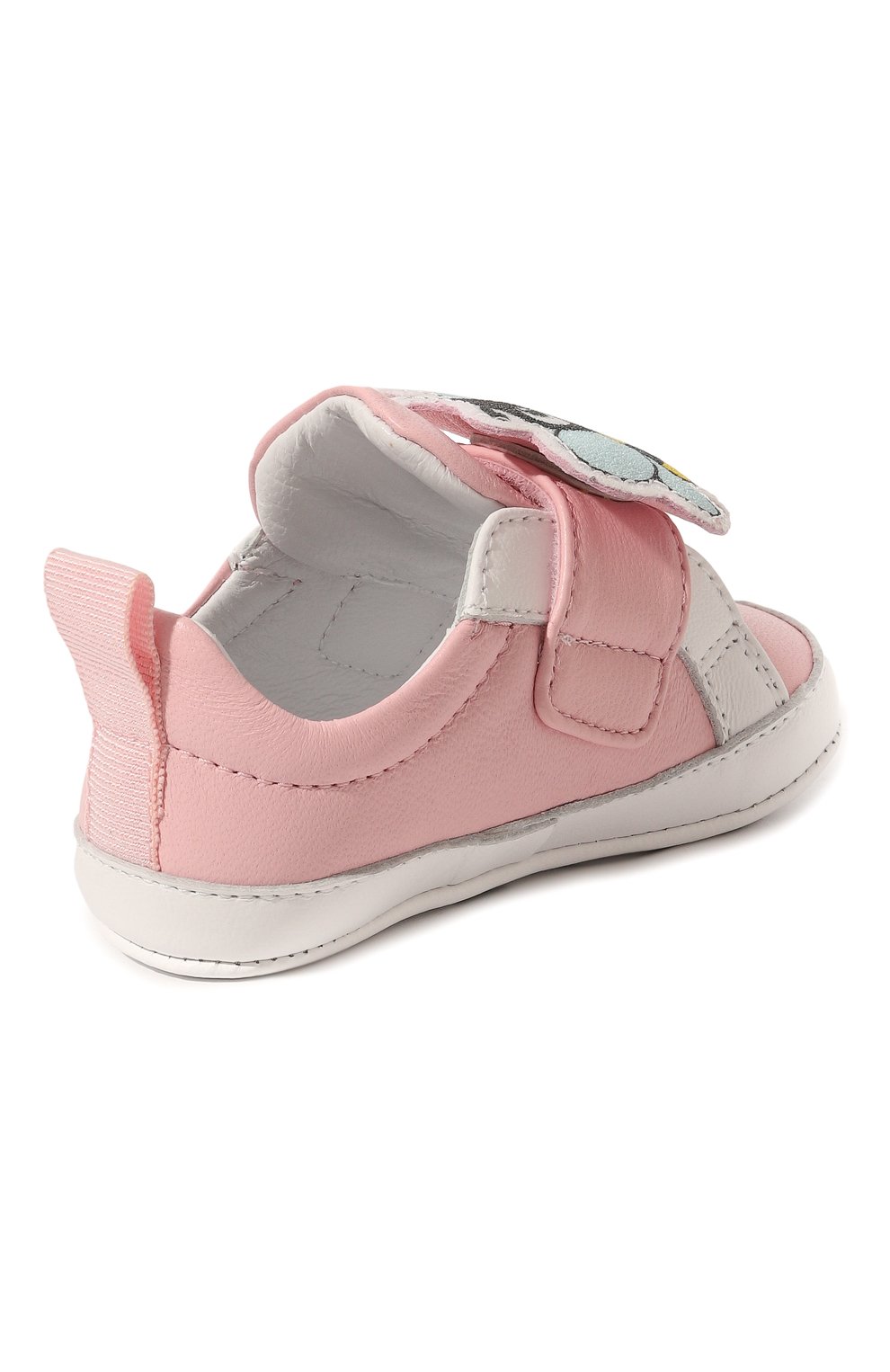 Кожаные пинетки MOSCHINO, арт. 74268, фото 3