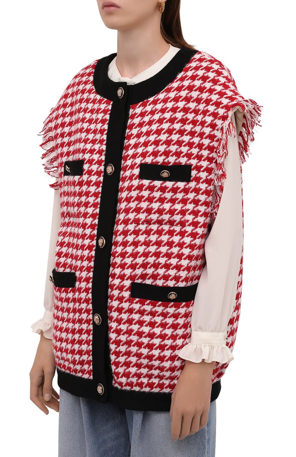 Жилет botrois x tsum BOTROIS красного цвета по цене 24900 руб., арт. SKU00000160, фото 3 Жилет botrois x tsum BOTROIS, арт. SKU00000160, фото 3