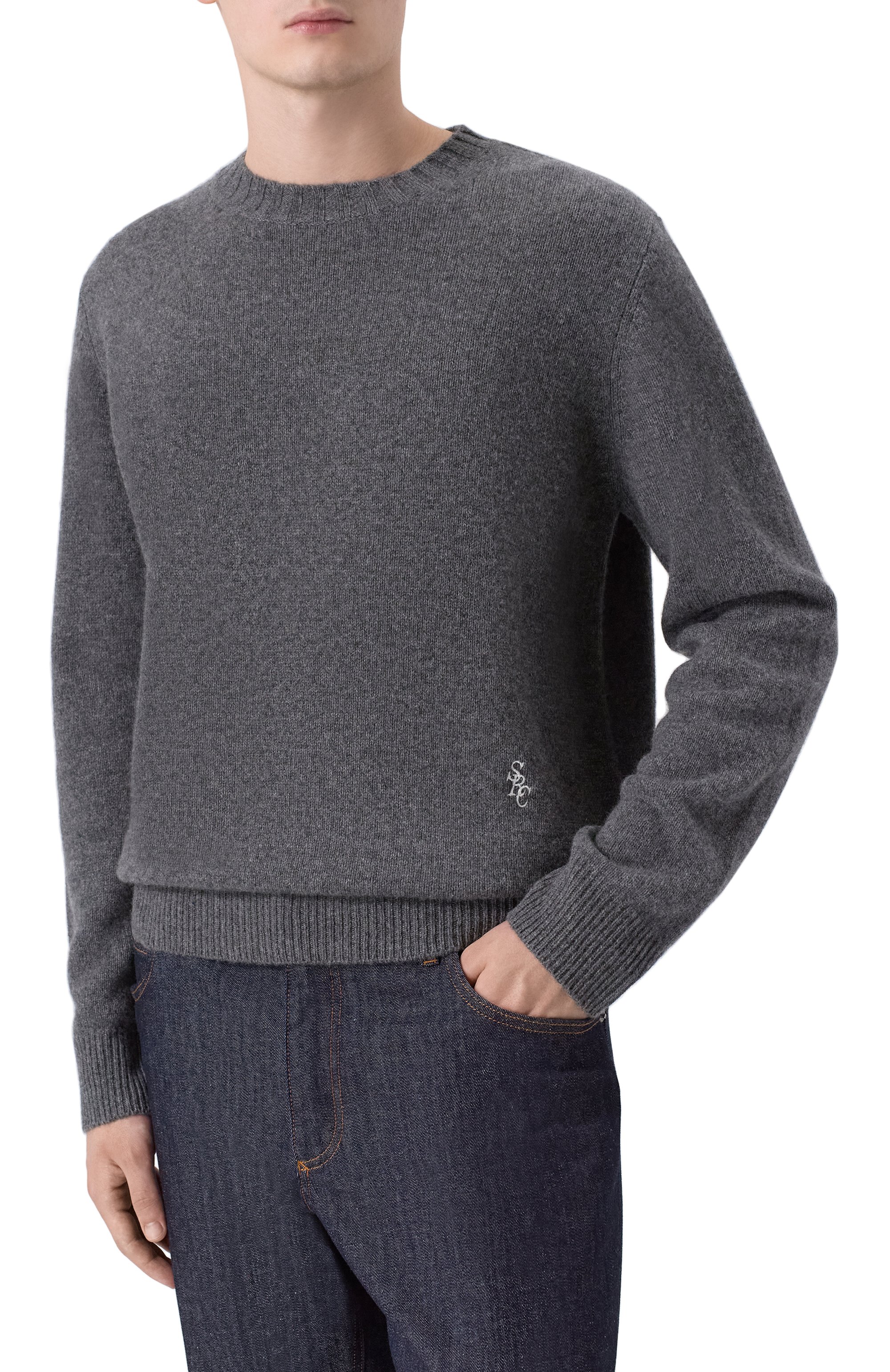 Свит ер из кашемира и шерсти SPORTY AND RICH, арт. WS08362302GY04, фото 3