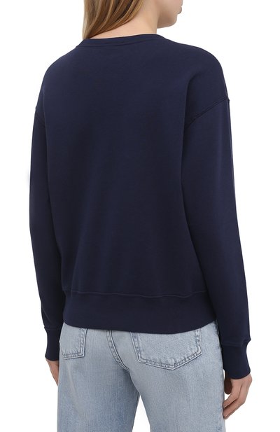 Хлопковый свитшот POLO RALPH LAUREN синего цвета по цене 18350 руб., арт. 211827921, фото 4 Хлопковый свитшот POLO RALPH LAUREN, арт. 211827921, фото 4