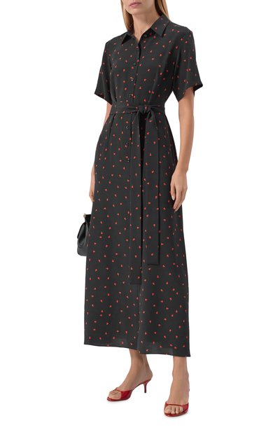 Женское платье из шелка и вискозы SASHAVERSE, арт. D265/CH/5202R.906/SS