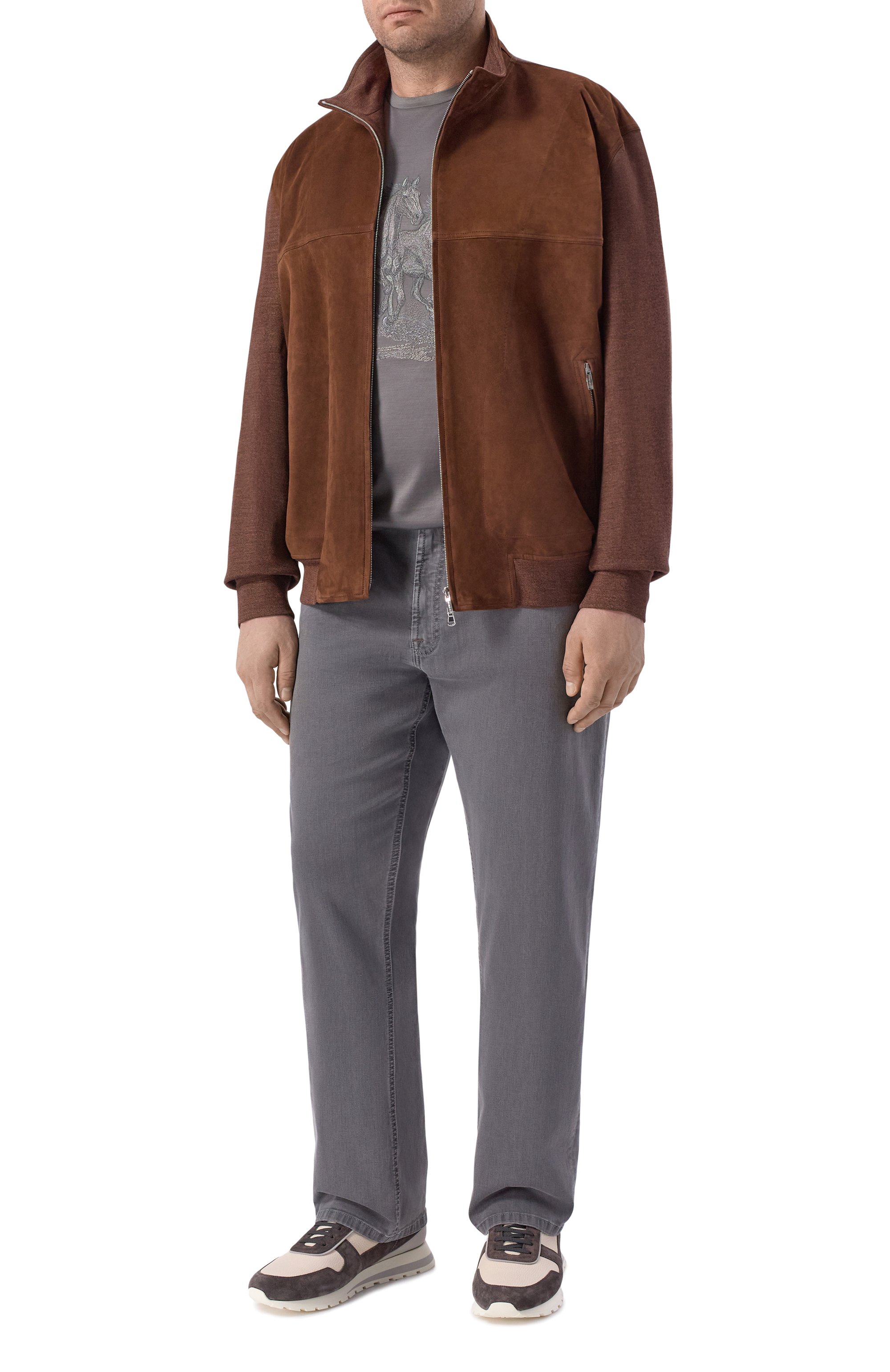 Комбинированный кардиган CORTIGIANI, арт. 4AG652, фото 2