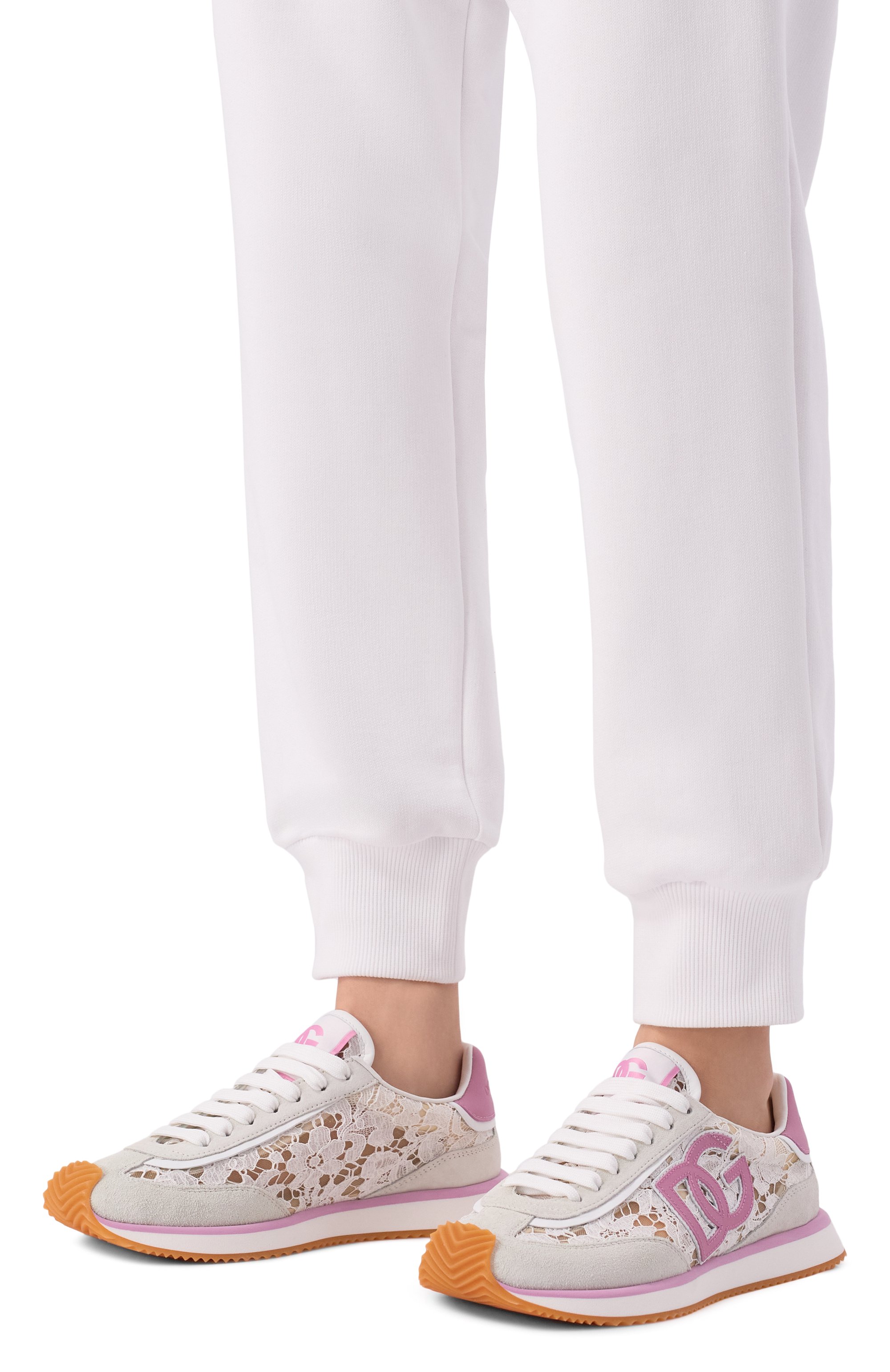 Комбинированные кроссовки dg cushion DOLCE & GABBANA, арт. CK2340/A9AC2, фото 2