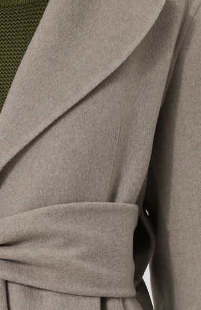 Однотонное кашемировое пальто с поясом BOTTEGA VENETA, арт. 522303/VD0D0, фото 5