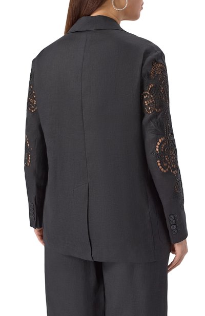 Льняной жакет MAX MARA STUDIO, арт. ANGIZIA, фото 4