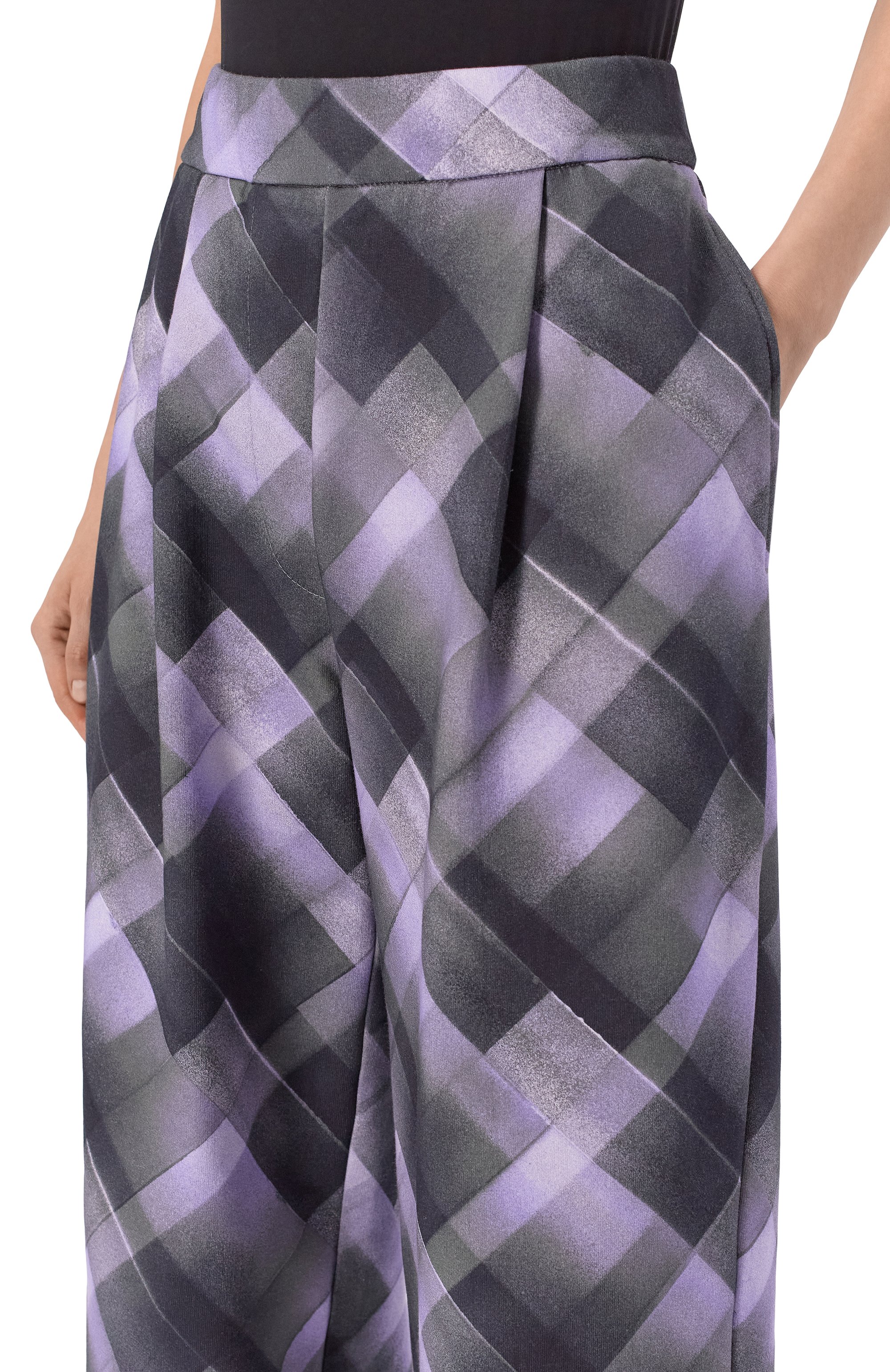 Хлопковые брюки DRIES VAN NOTEN сиреневого цвета по цене 72200 руб., арт. 252-011142-2614, фото 5 Хлопковые брюки DRIES VAN NOTEN, арт. 252-011142-2614, фото 5