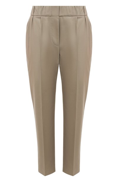 Женские хлопковые брюки BRUNELLO CUCINELLI, арт. 221M0F70P1673