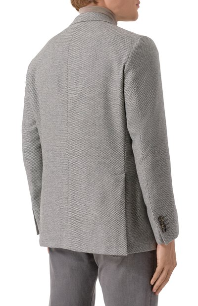 Шерстяной пиджак SARTORIA LATORRE серого цвета по цене 85850 руб., арт. EF74/UI0020, фото 5 Шерстяной пиджак SARTORIA LATORRE, арт. EF74/UI0020, фото 5