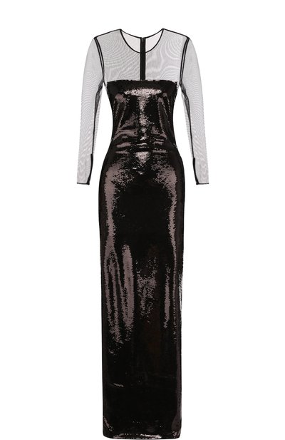Приталенное платье-макси с длинным рукавом TOM FORD, арт. ABJ094-FAE363, фото 1