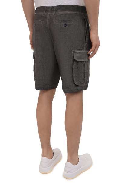 Льняные шорты 120% LINO, арт. V0M2426/0253/S00, фото 4