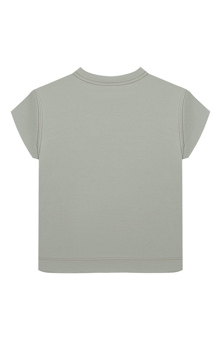 Хлопковая футболка BRUNELLO CUCINELLI, арт. B0A45T278B, фото 2